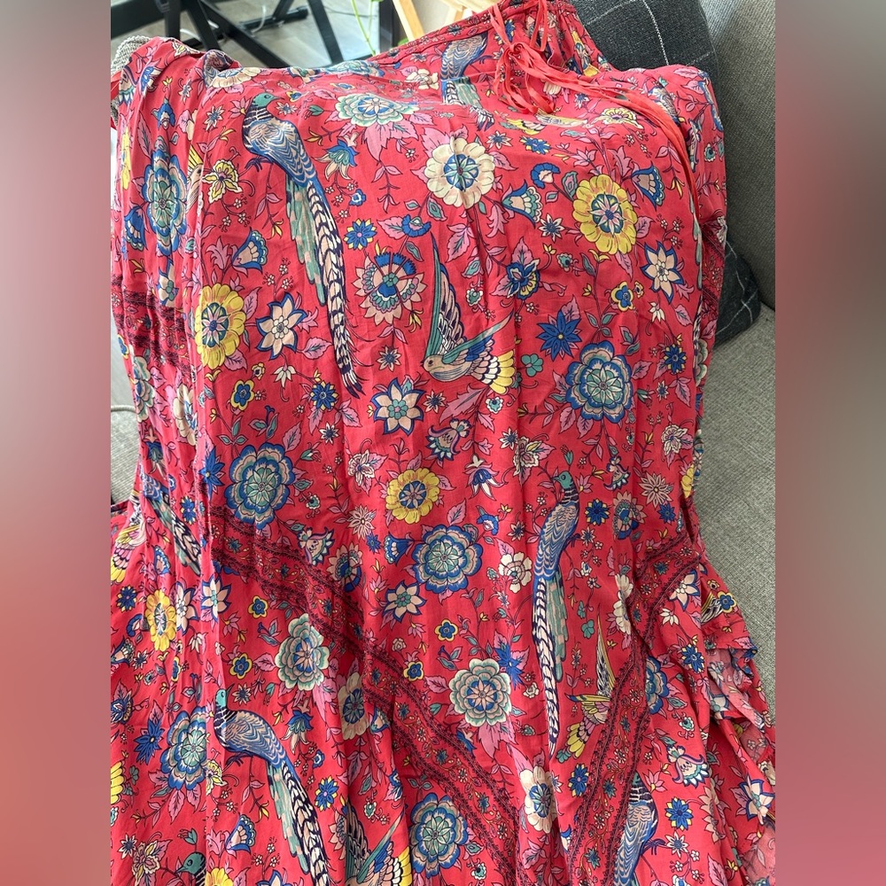 🌙SOLD✨Lovebird 🐦⬛Half Moon Skirt Rose - Picture 7 of 10